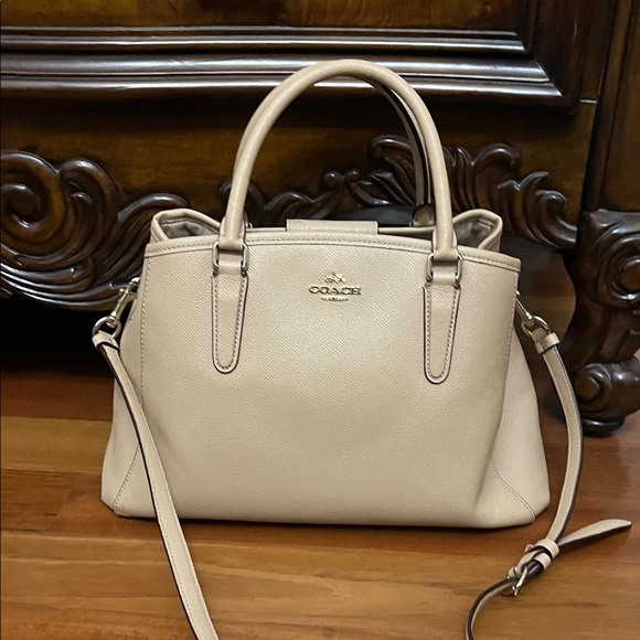 Coach Handbags - Coach Light Beige Satchel